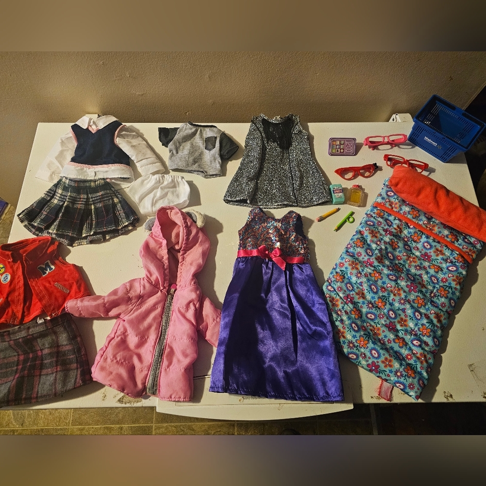 18in Doll Clothes and Accessories